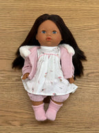 Llorens Doll Outfit White Dress Pink Jacket