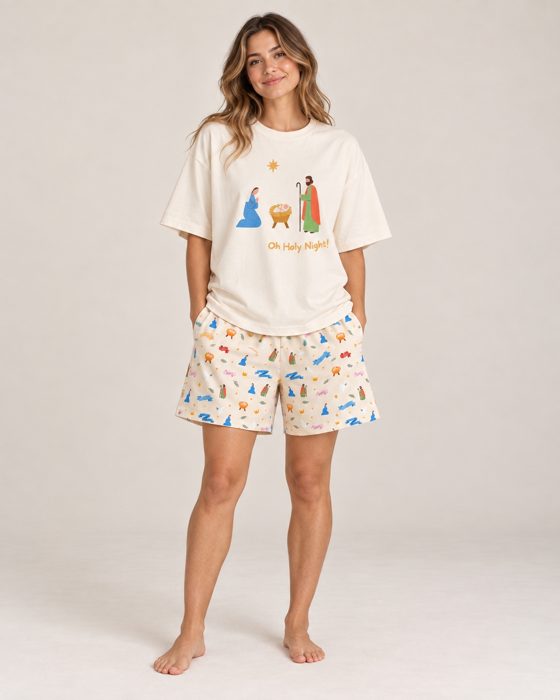 Oh Holy Night | Adult Organic Pyjama Set