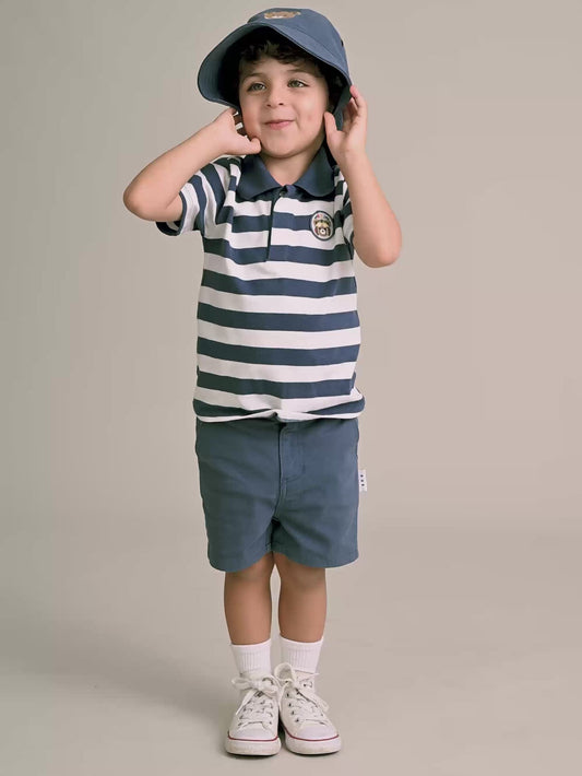 In the Navy Huxbear Chino Shorts