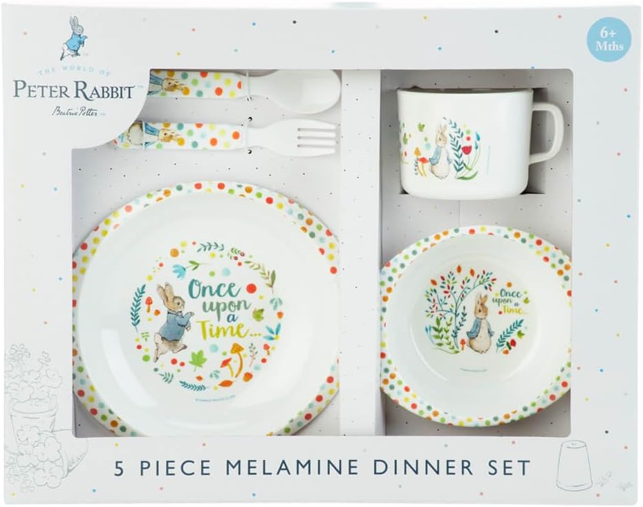 5PC DINNER SET: CLASSIC PETER RABBIT
