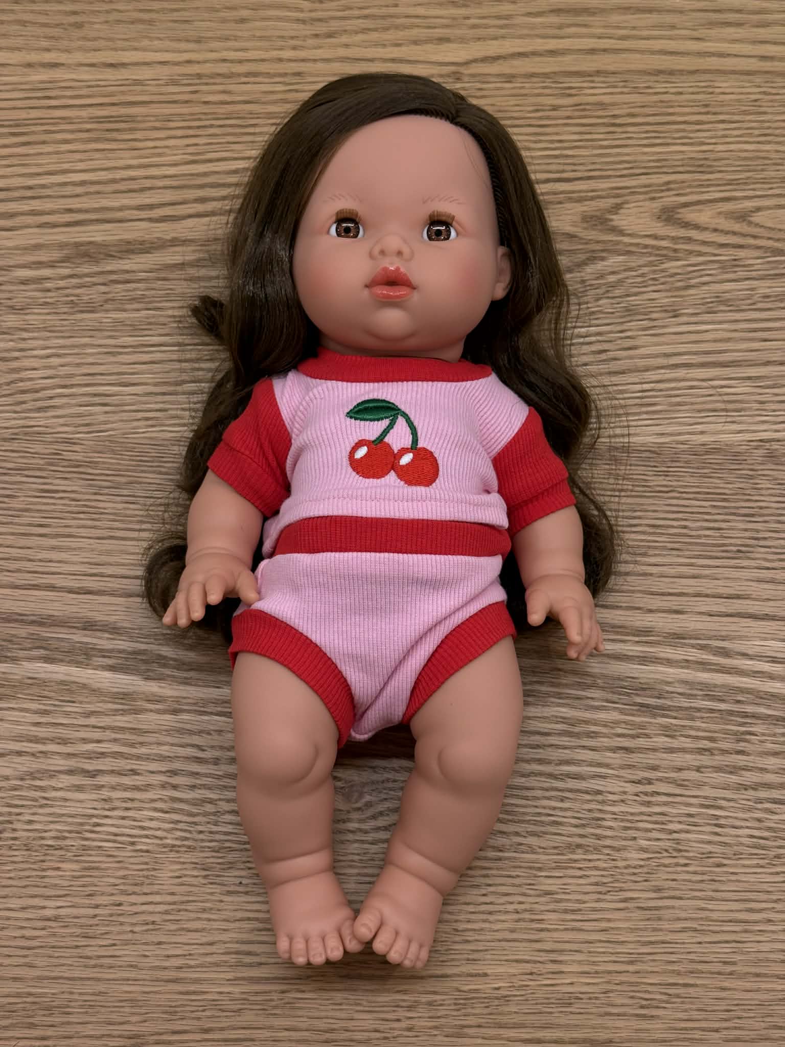 Cherry Dolls top + Bloomer shorts set