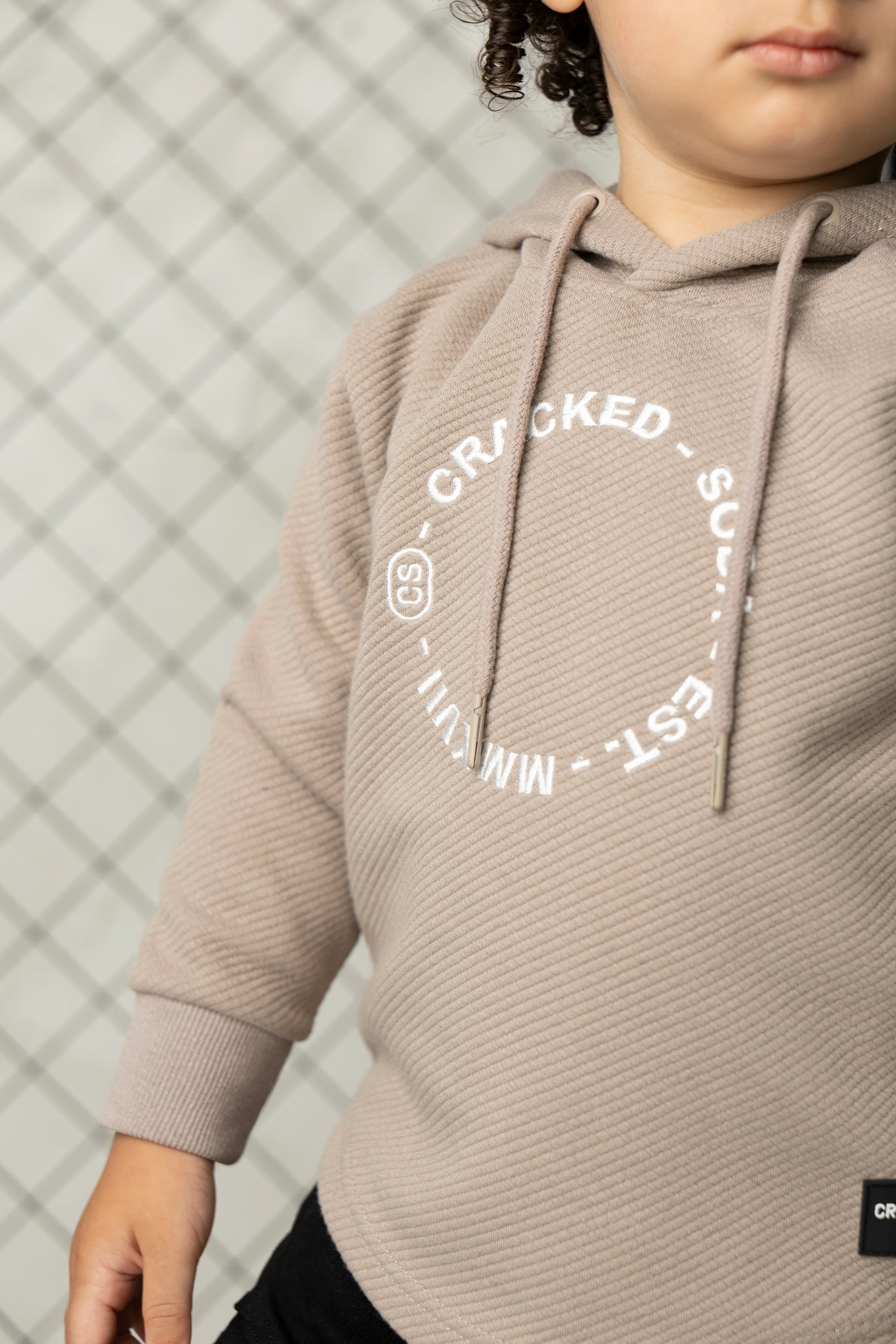 Theodore Quilted Hoodie - Truffle