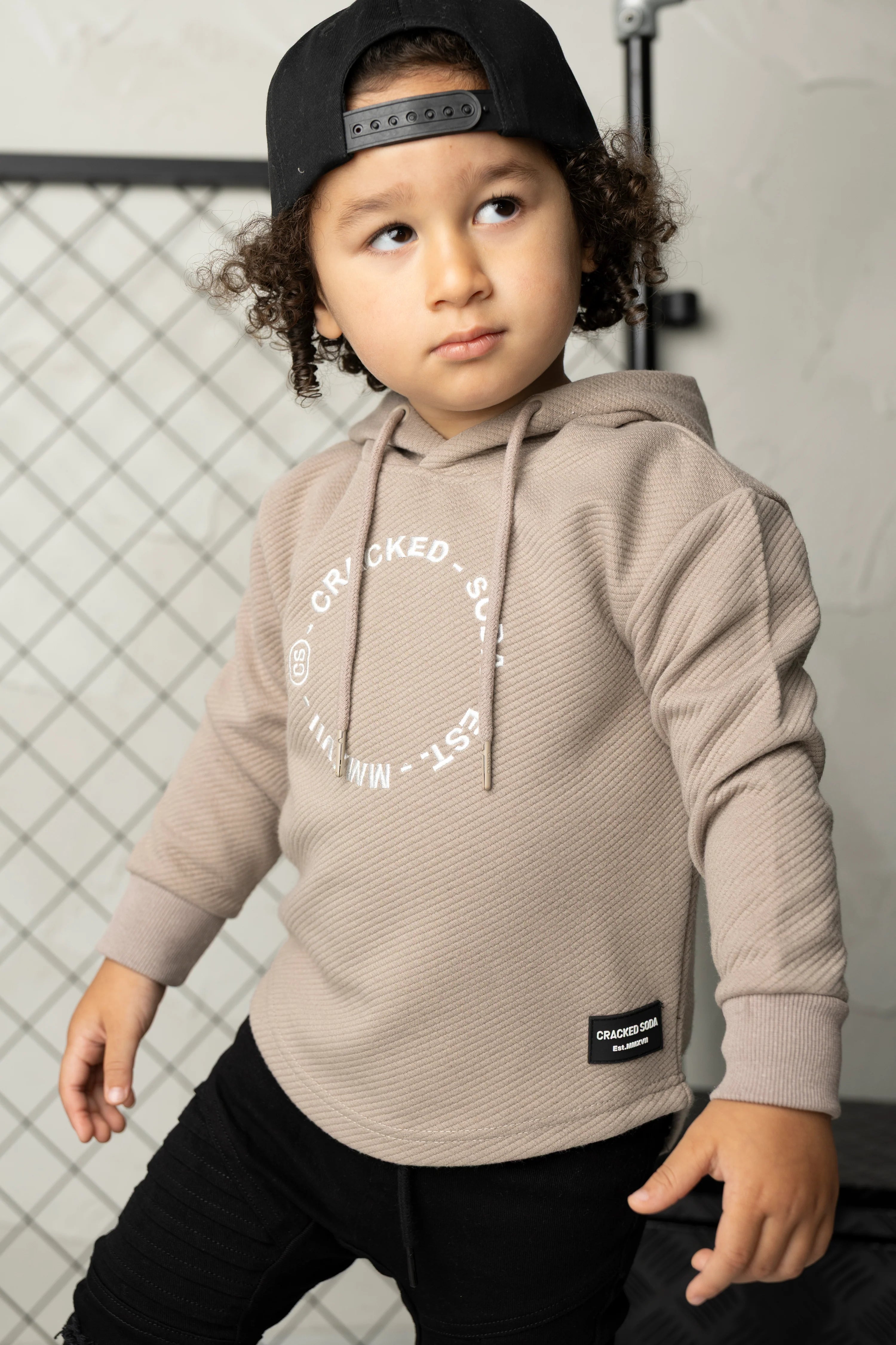 Theodore Quilted Hoodie - Truffle