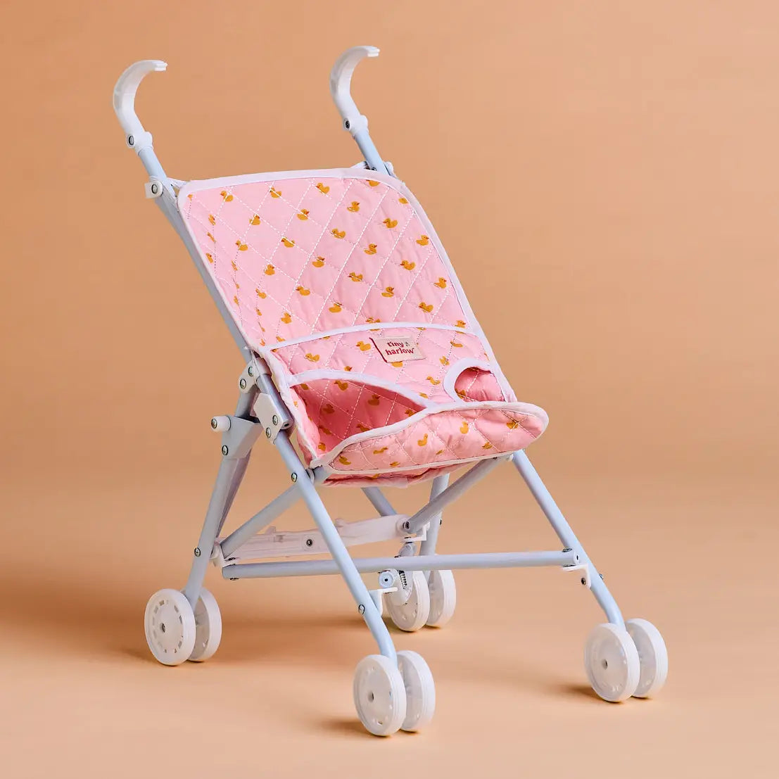 Folding Dolls Stroller - Pink Ducky