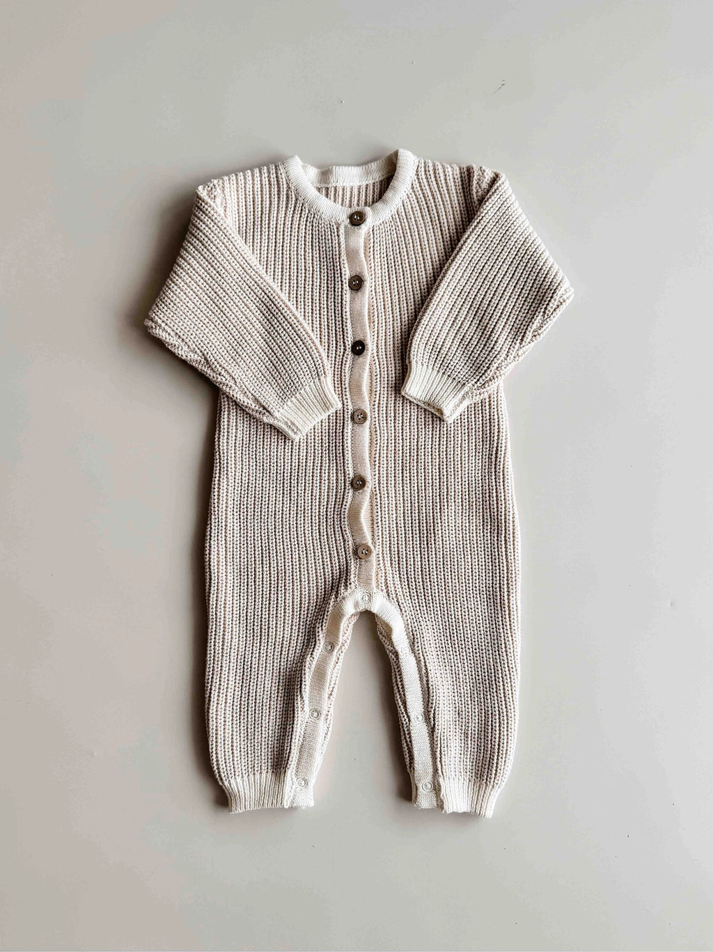 Chunky Full Romper | Oat