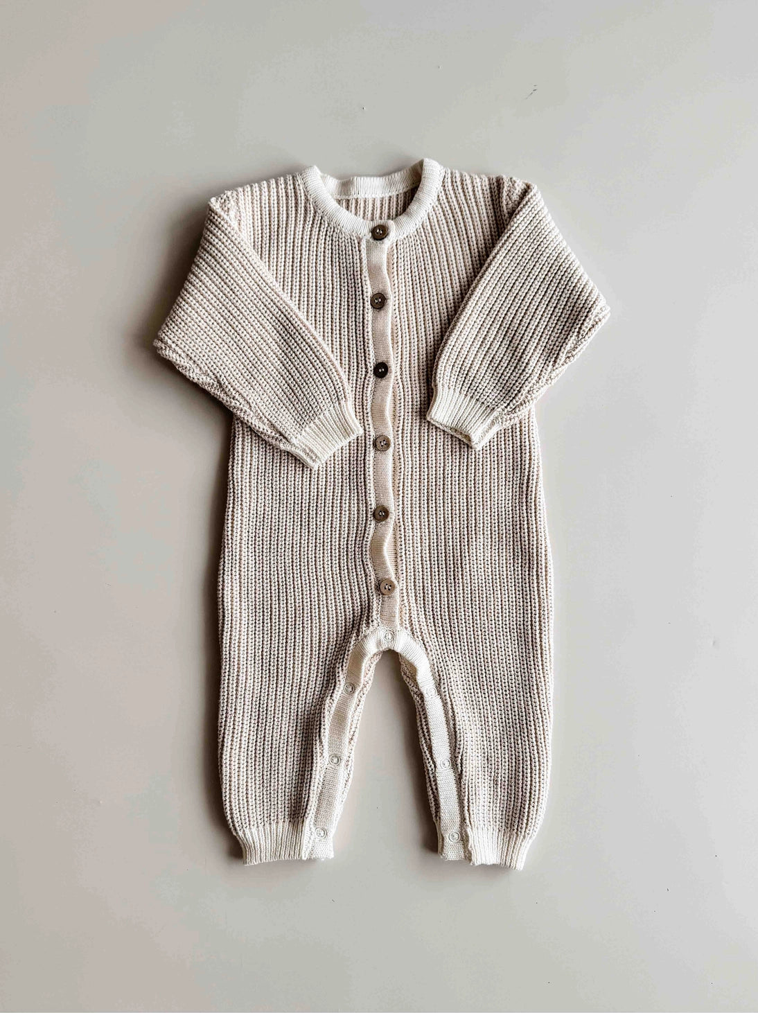 Chunky Full Romper | Oat