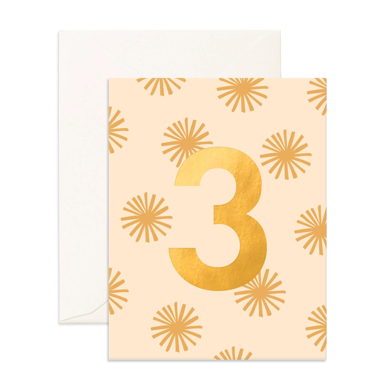 No. 3 Party Greeting Card
