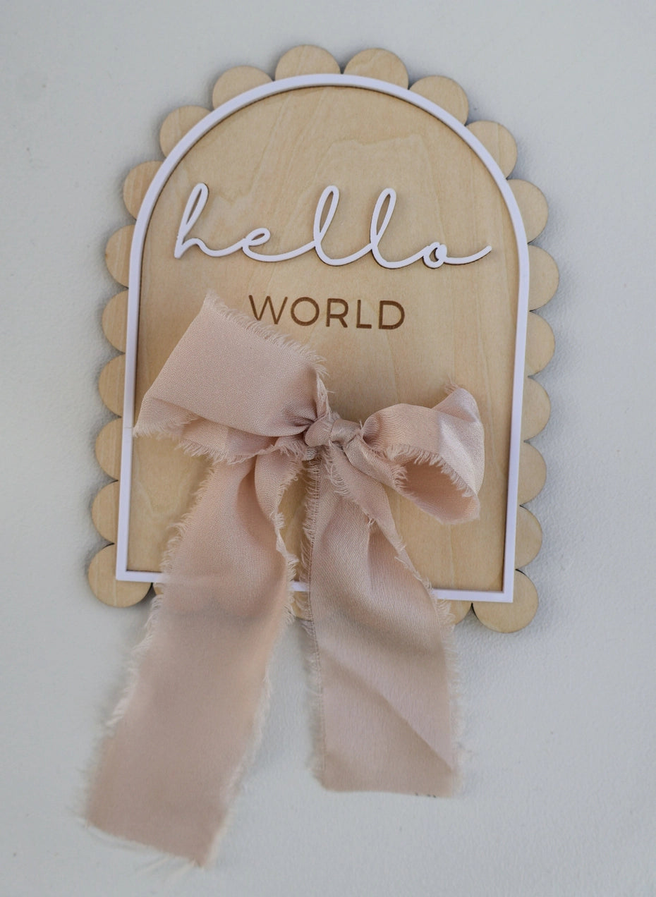 Hello World Scallop Edge