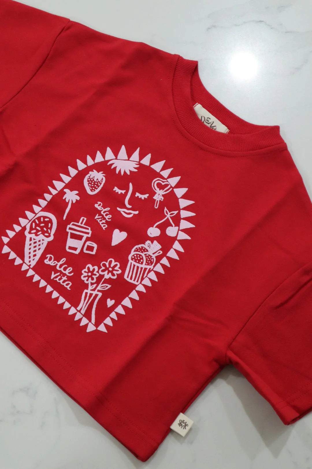 Dolce Vita Tee - Red