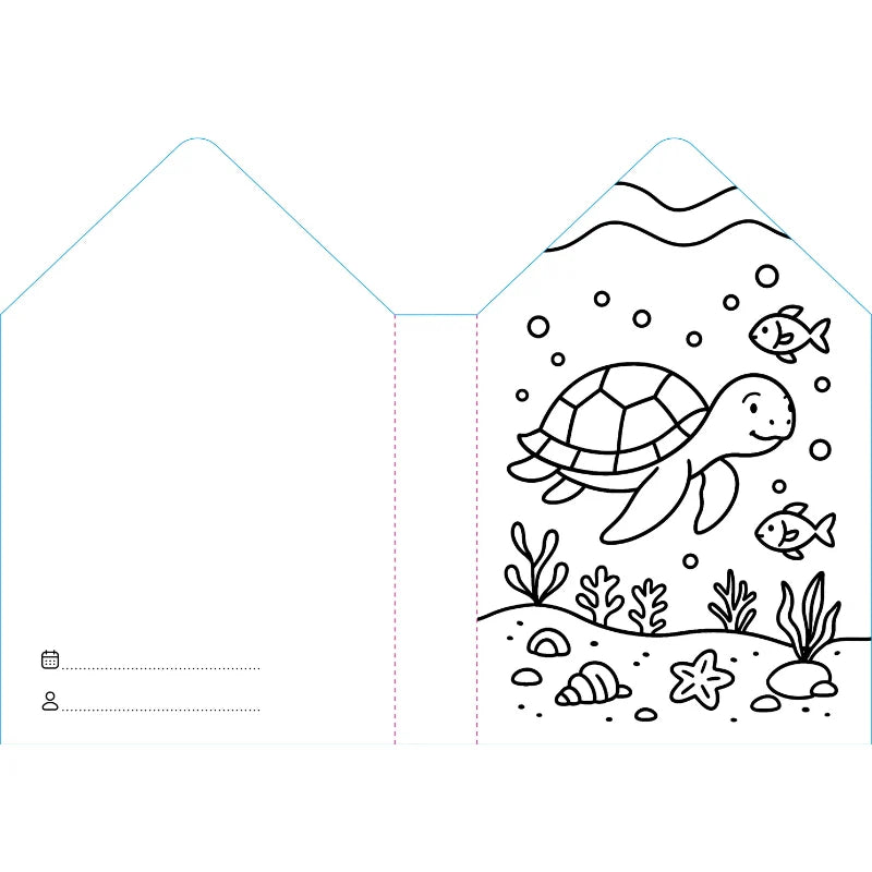Sassi Colouring Book House - Sea