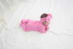 Organic Knitted Headband Bow - Blossom