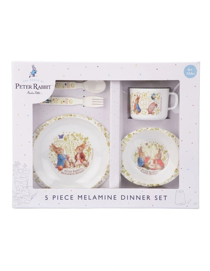 5PC DINNER SET: CLASSIC PETER RABBIT