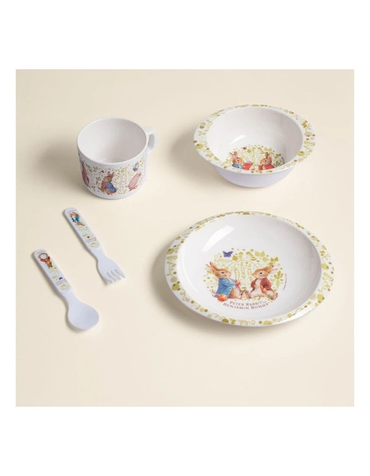 5PC DINNER SET: CLASSIC PETER RABBIT