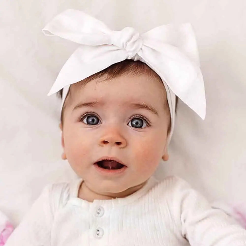 Pre-Tied Linen Bow - Baby & Toddler