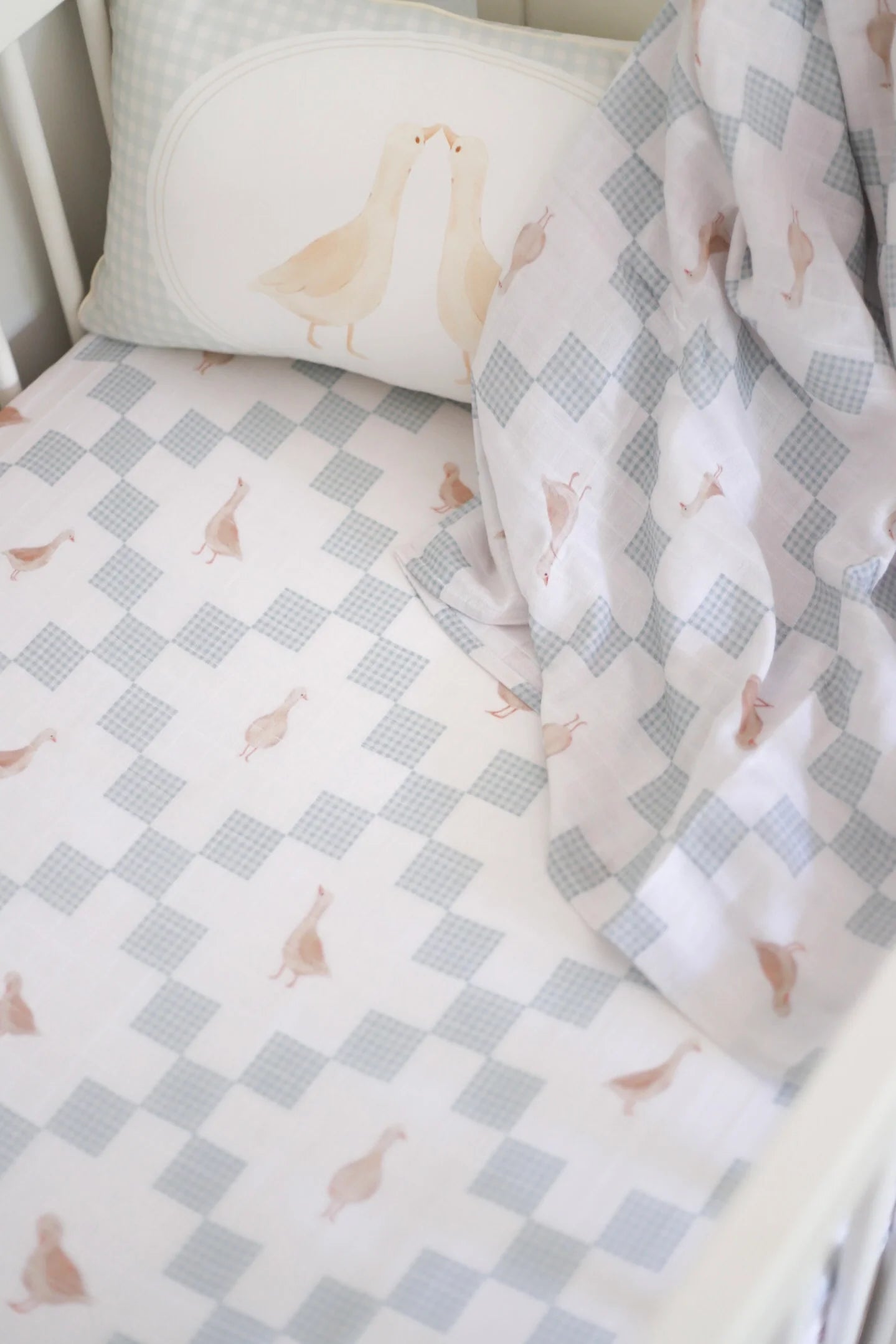 Goosey Gander Fitted Cot Sheet