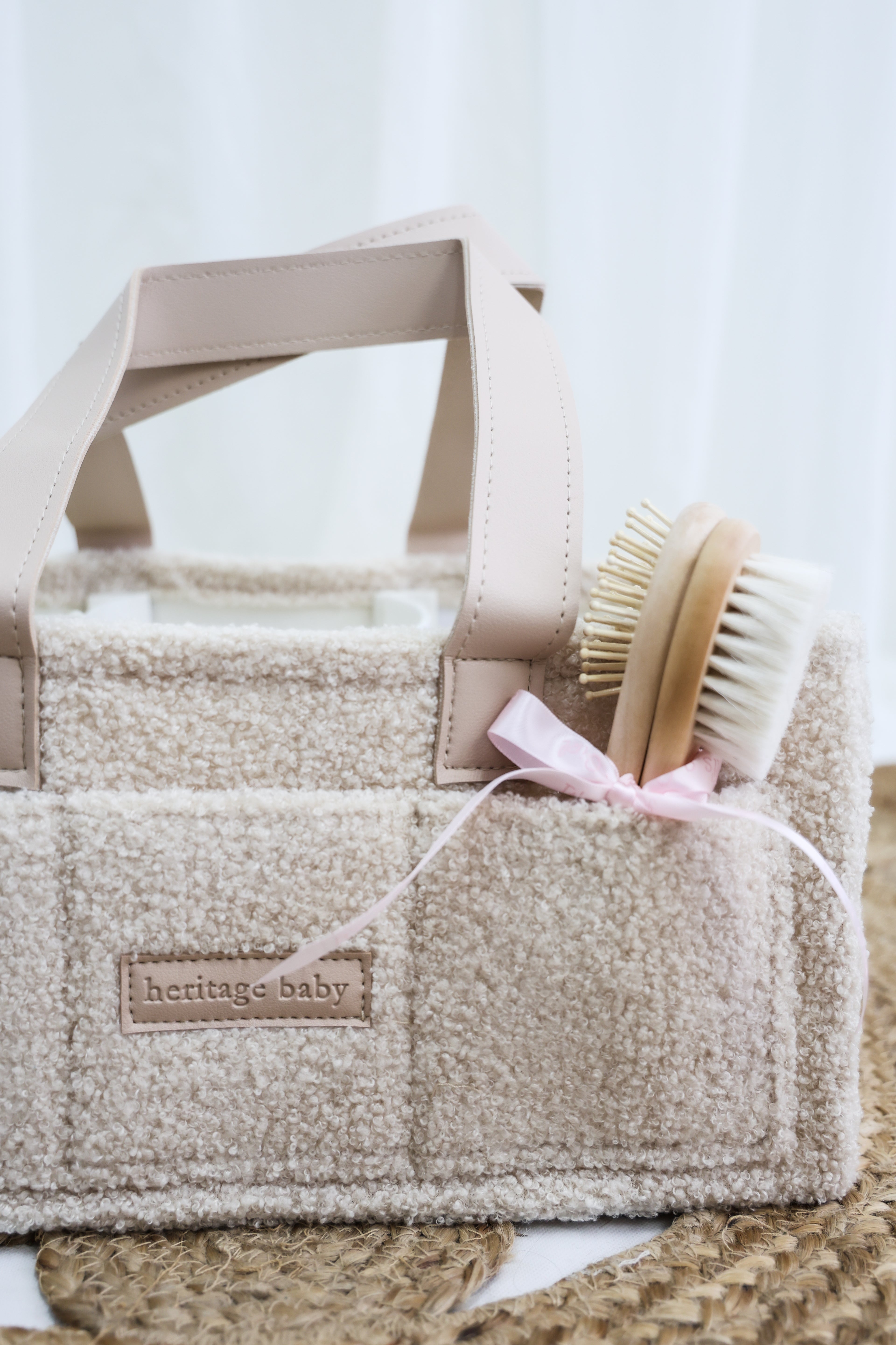 Signature Nappy Caddy - Beige