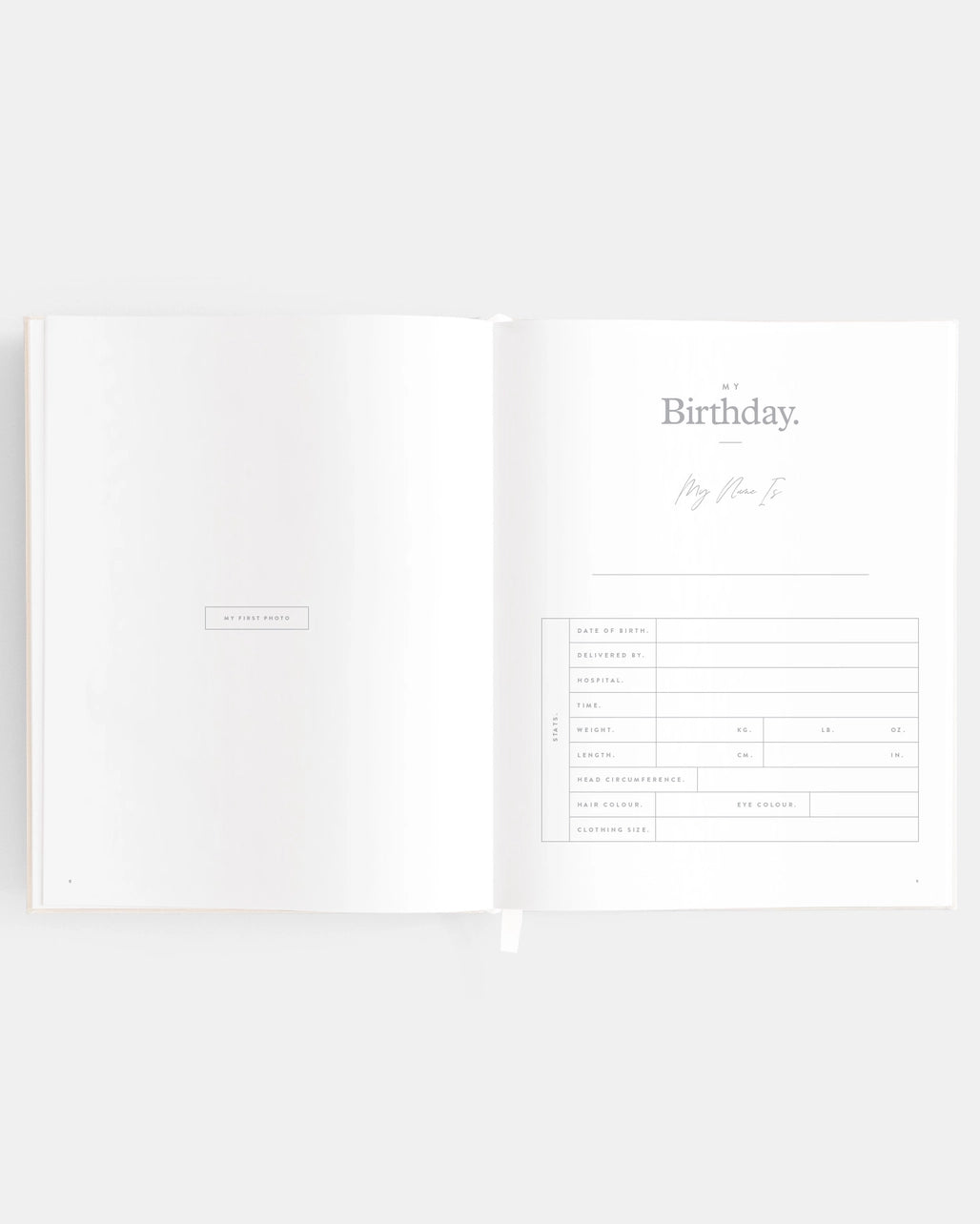 Baby Book Petal Stripe