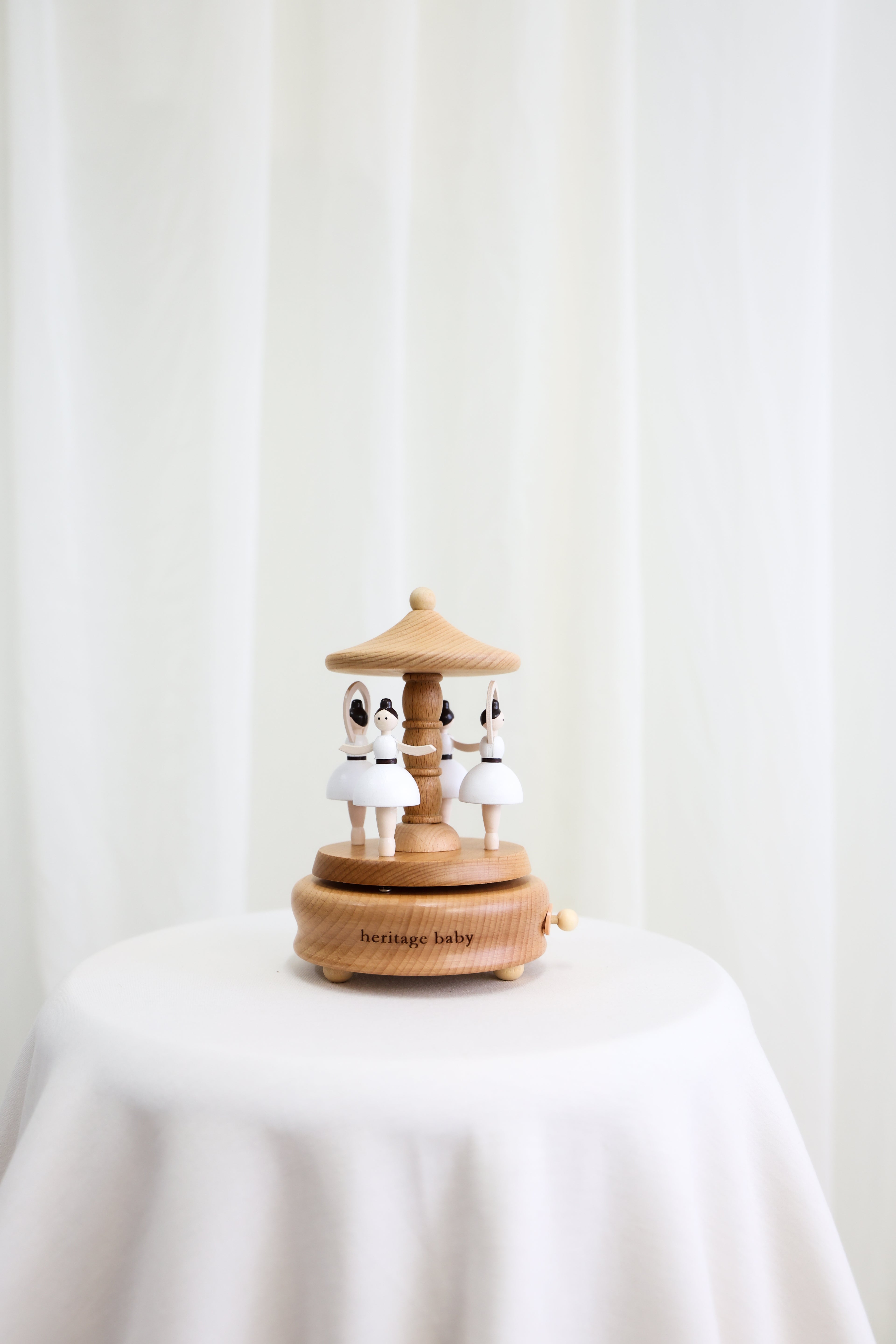 Wooden Musical Carousel - Ballerina