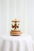 Wooden Musical Carousel - Horses