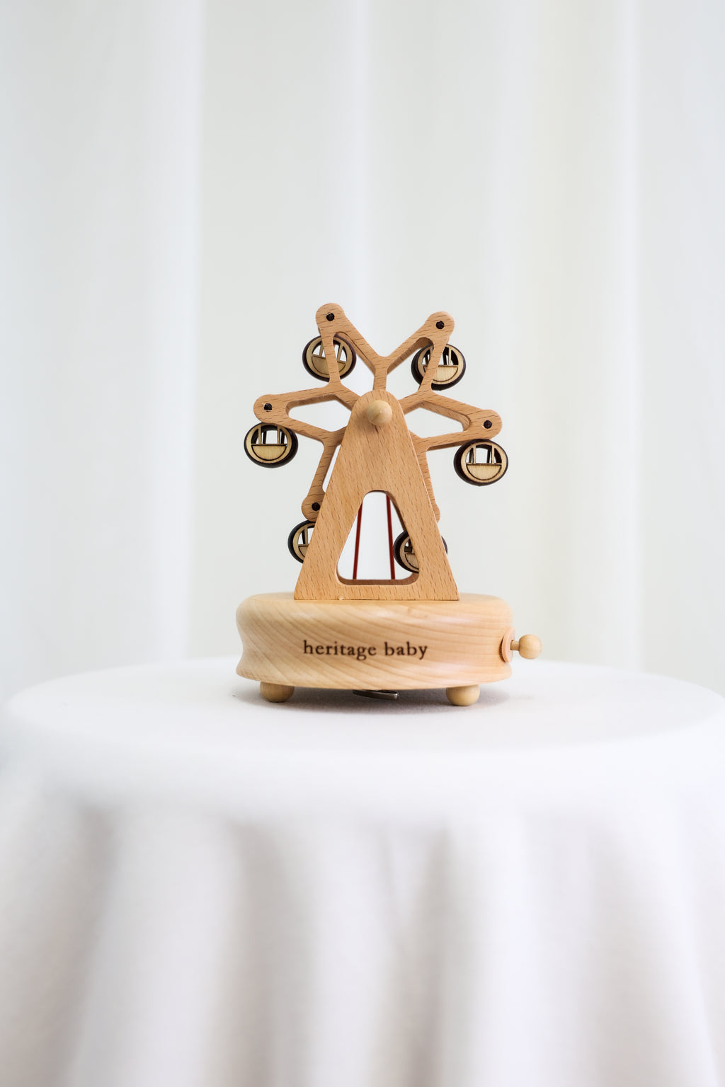 Wooden Musical Carousel - Ferris Wheel