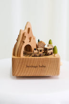 Wooden Musical Carousel - Train