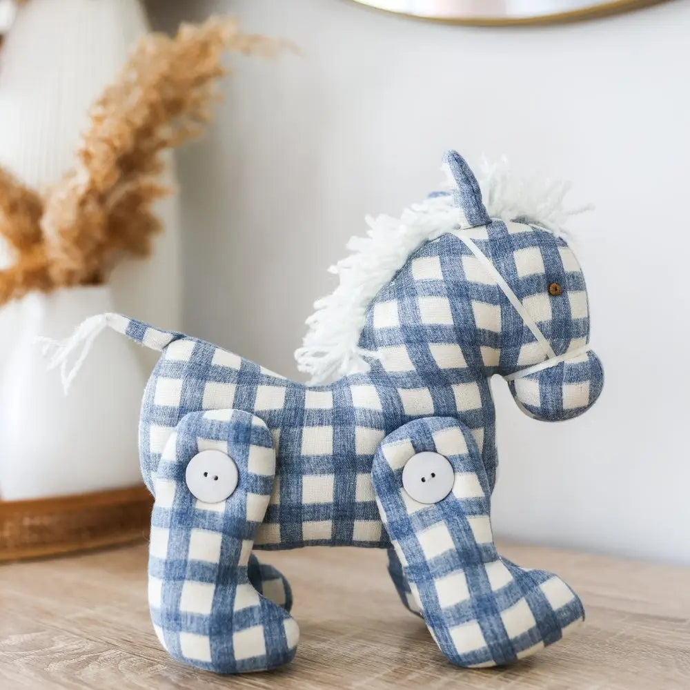 Jointed Pony Chambray Check