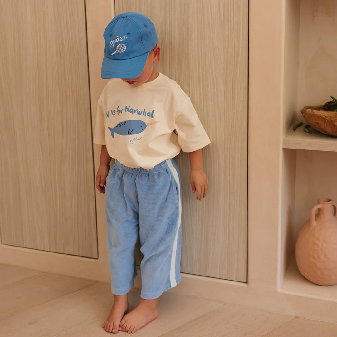 Narwhal Mid Sleeve Tee Buttercream