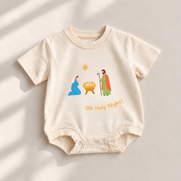 Oh Holy Night | Organic Slouchy Romper