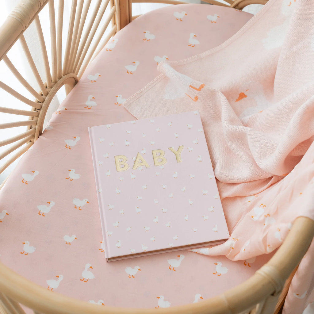 Baby Book Pink Ducks
