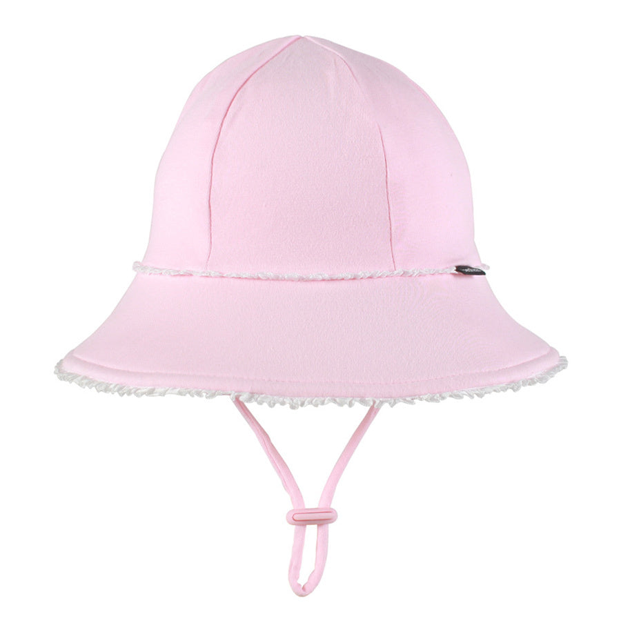 Toddler Bucket Hat Ruffle Trim - Blush