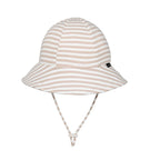 Toddler Bucket Sun Hat - Natural Stripe