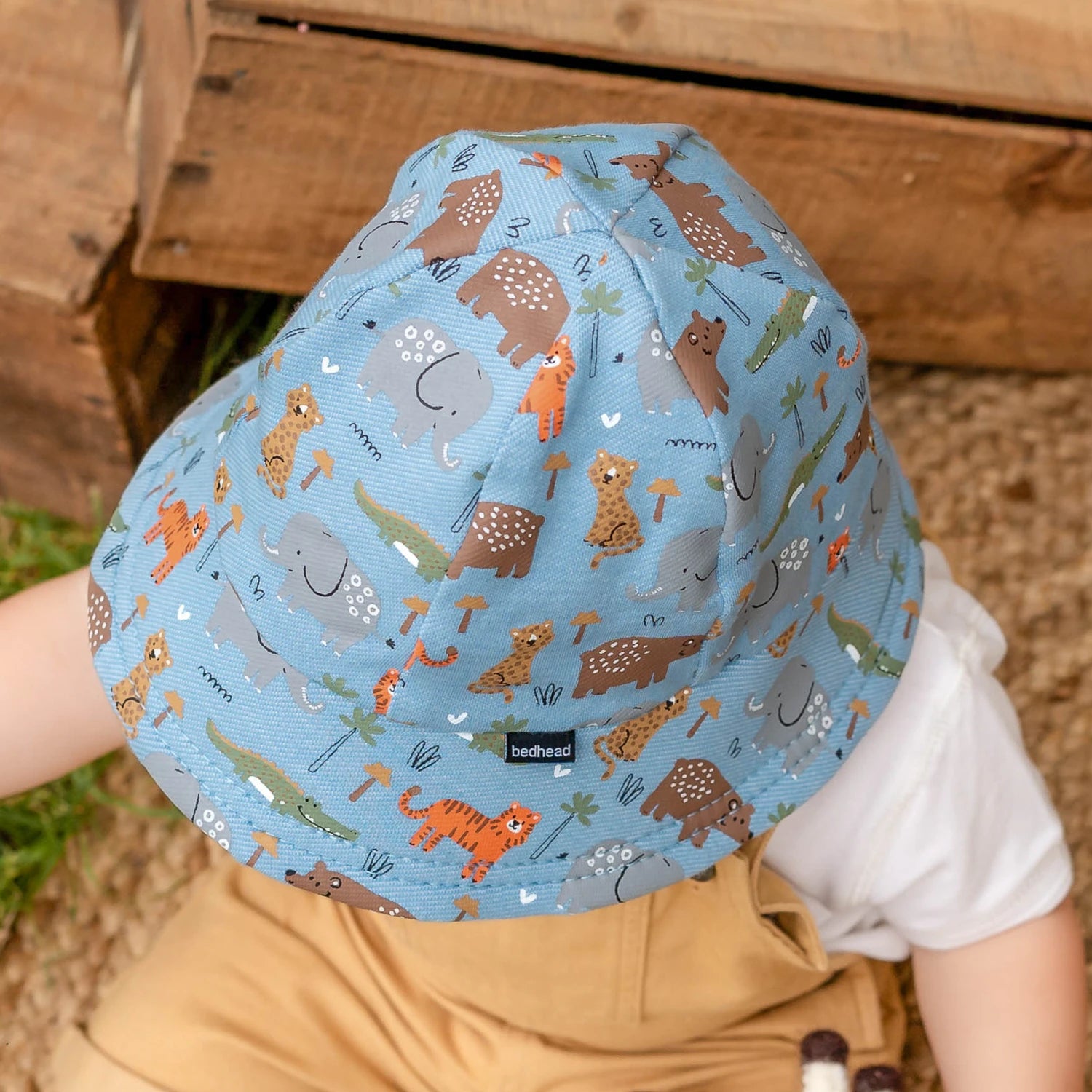 Toddler Bucket Sun Hat - Safari