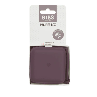 BIBS Pacifier Box - Plum