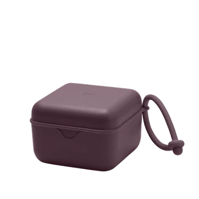 BIBS Pacifier Box - Plum
