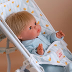 Folding Dolls Stroller - Blue Ducky