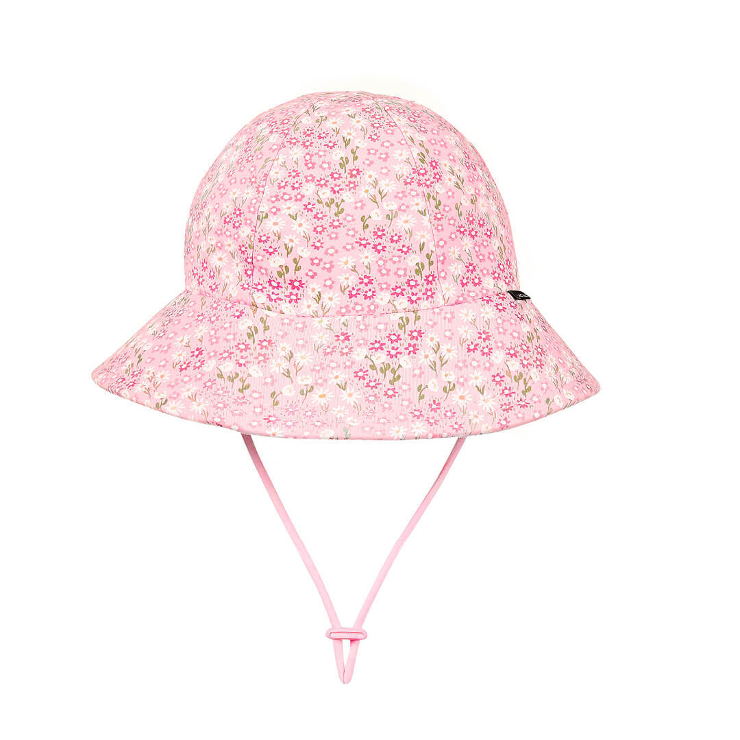 Kids Ponytail Bucket Sun Hat - Floral Bridgette