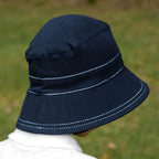 Kids Bucket Sun Hat - Navy