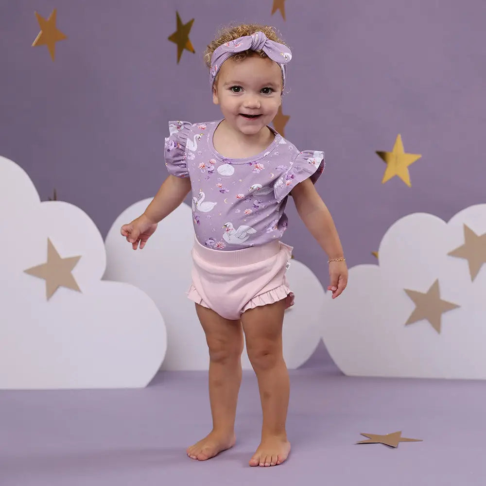 Baby Pink Organic Bloomers
