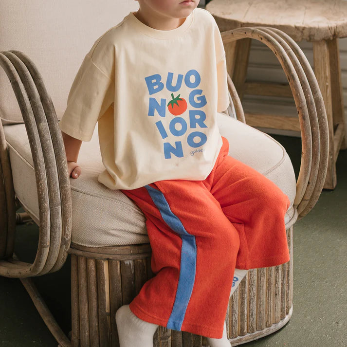 Buongiorno Mid Sleeve Tee Vanilla Parfait