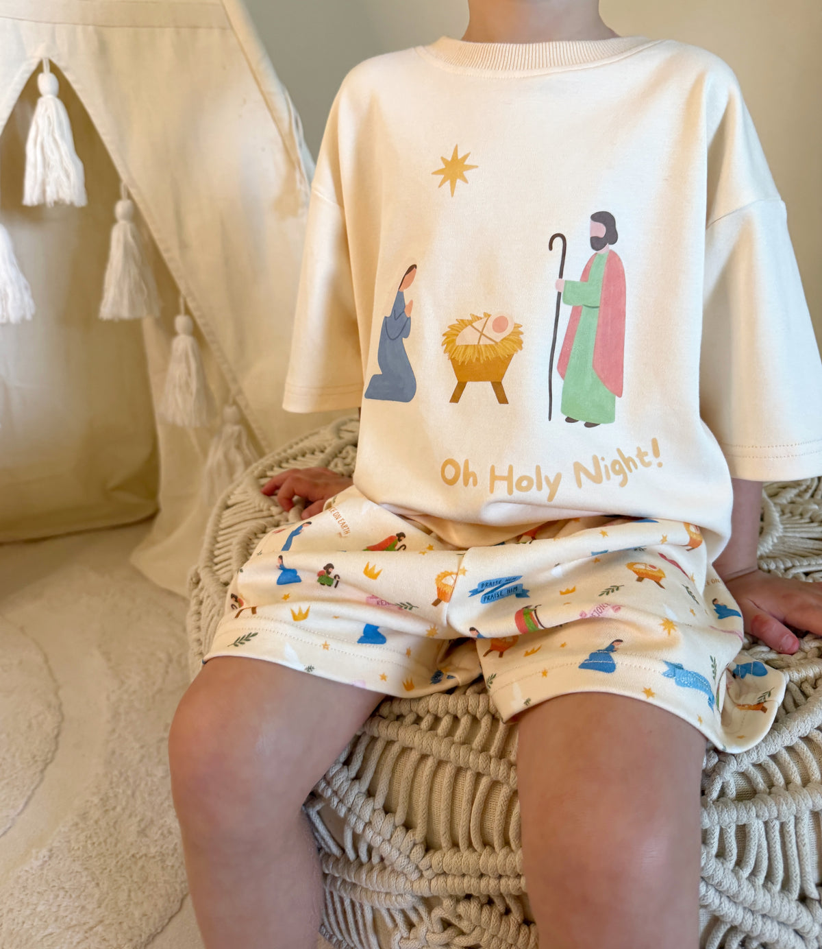 Oh Holy Night | Kids Organic Pyjama Set