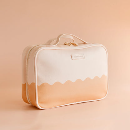 Caramel Ripple Cosmetic Bag