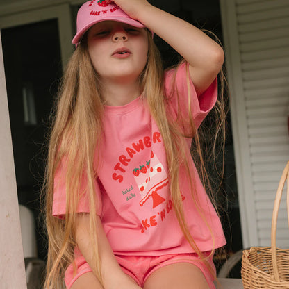 PREORDER Cake 'n' Bake Mid Sleeve Tee Meringue Pink