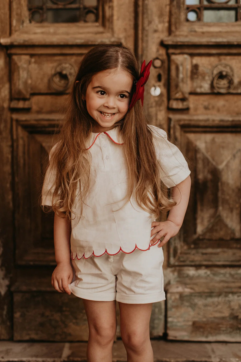 Carina Top Rosso