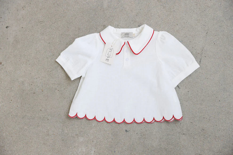 Carina Top Rosso