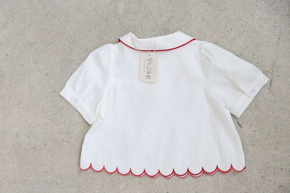 Carina Top Rosso