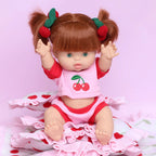 Cherry Dolls top + Bloomer shorts set