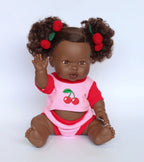 Cherry Dolls top + Bloomer shorts set