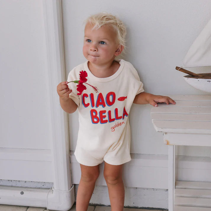 COMING SOON Ciao Bella Playsuit Buttercream