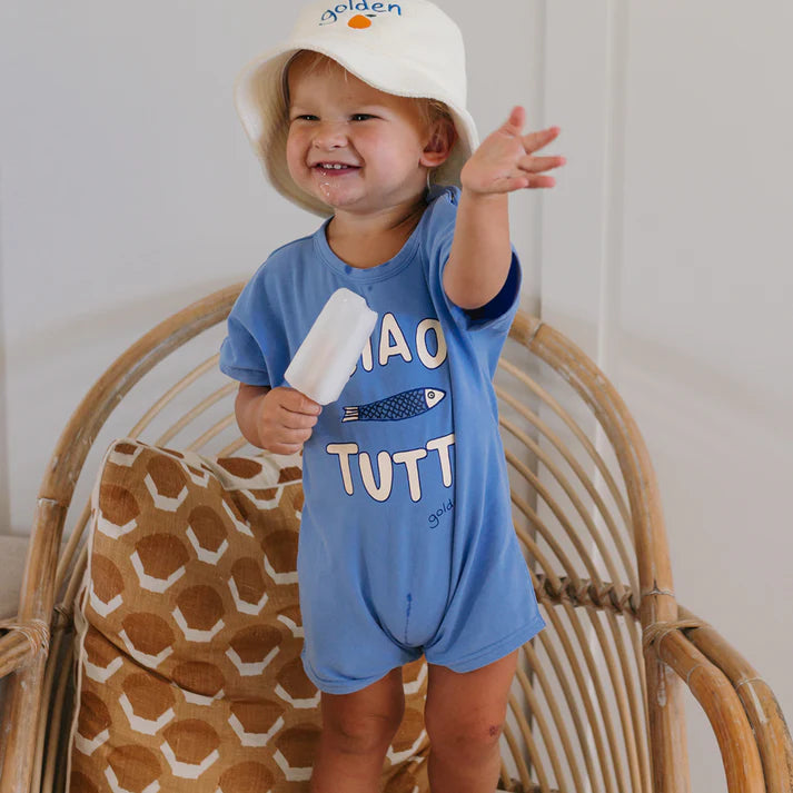 COMING SOON Ciao Tutti Pesci Playsuit Pool Blue