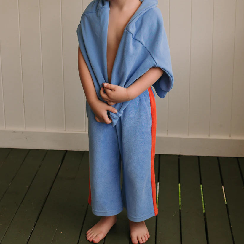 Ciao Tutti Relaxed Pants Terry Towel Pool Blue / Napoli